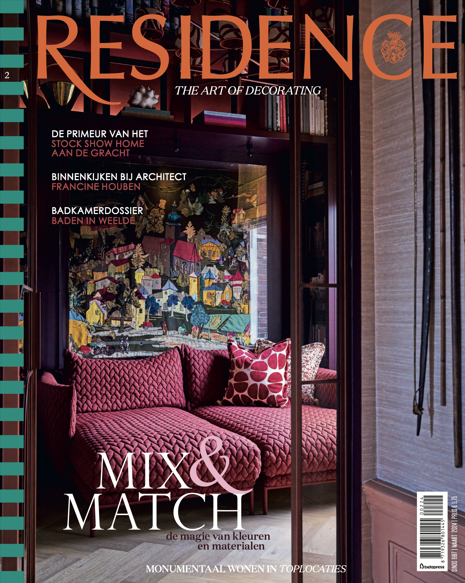 Lagrand met project in Residence Magazine